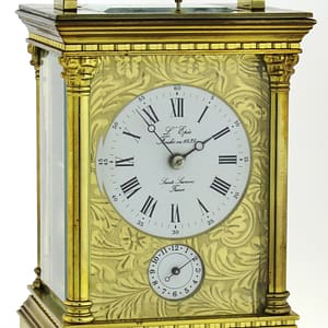 L’Epée 1839 Reiseuhr Carriage Clock Tischuhr Frankreich ½h Schlagwerk Repetition