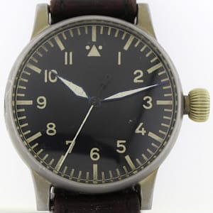A. Lange & Söhne WWII Pilot Beobachtunsuhr B-Uhr Fliegerarmbanduhr Ø55mm FL23883